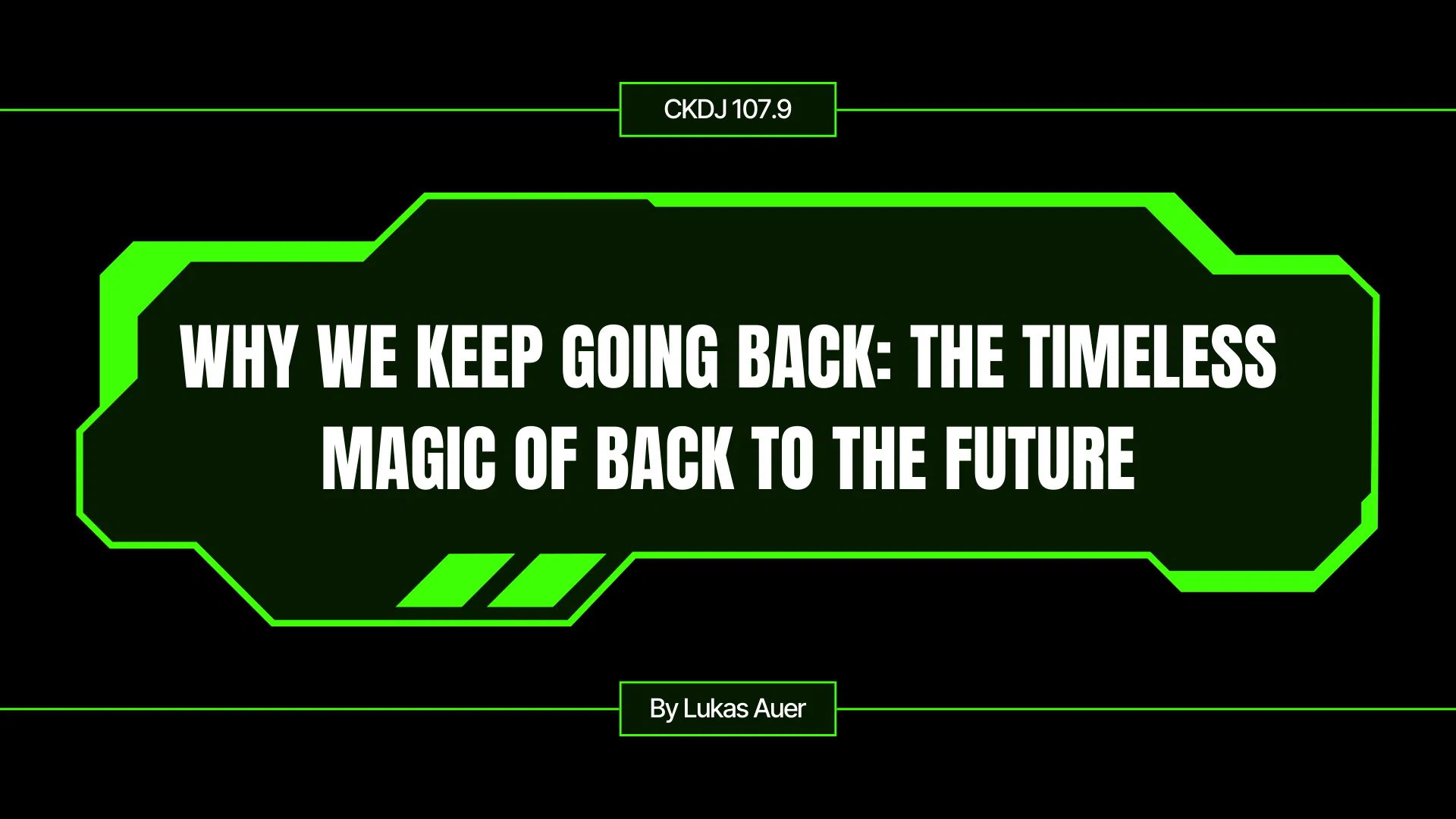 Why We Keep Going Back: The Timeless Magic of Back to the Future