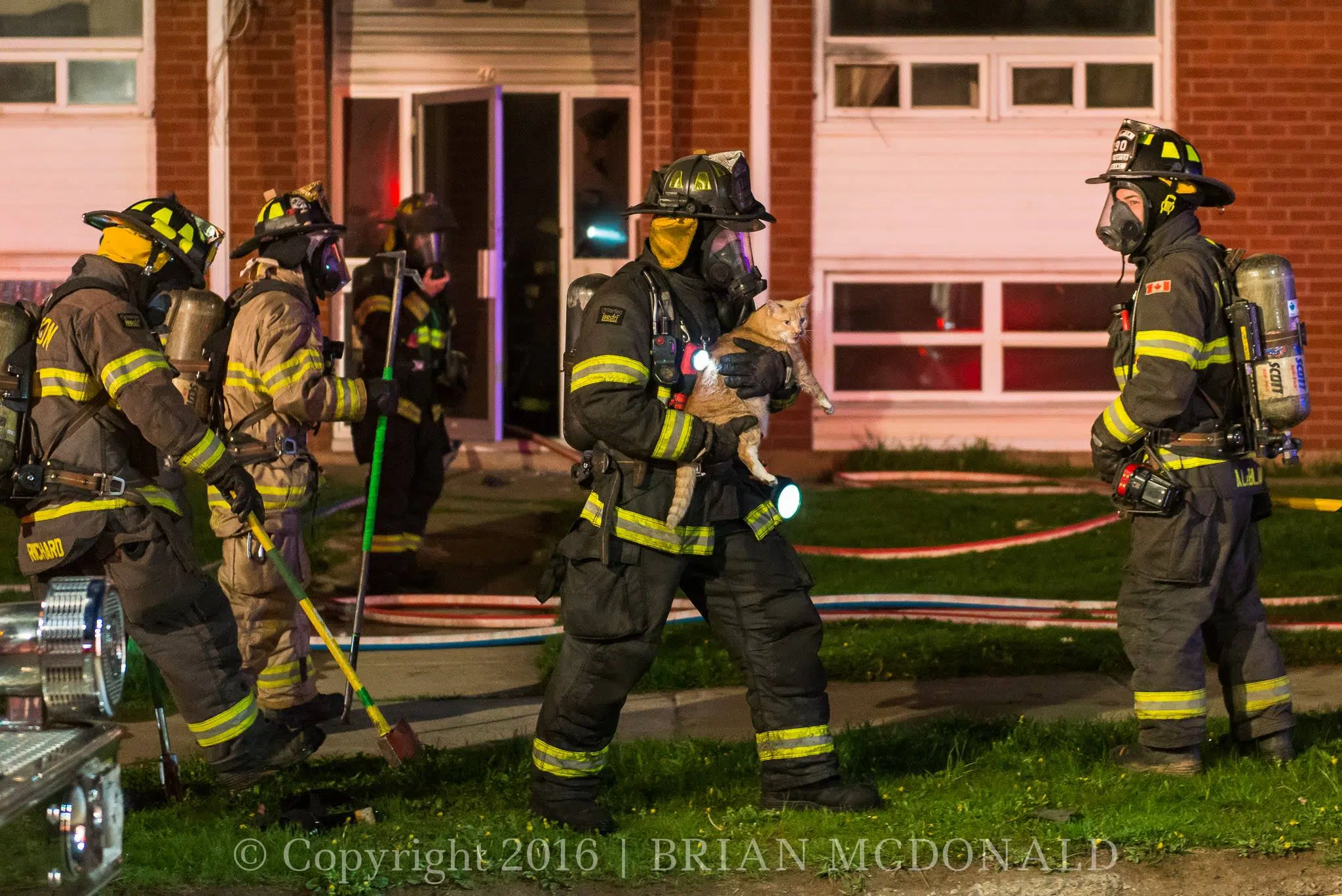 UPDATE: Moncton Fire Battles Apartment Building Blaze On McAleese Lane