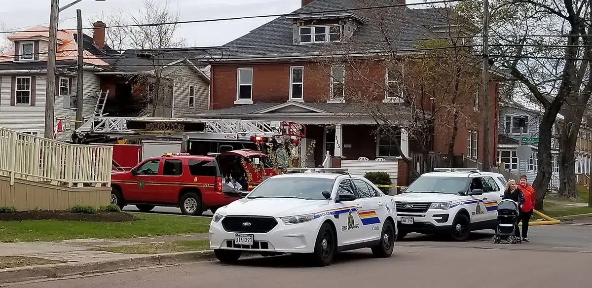 Moncton Fire Responds To Call On John Street
