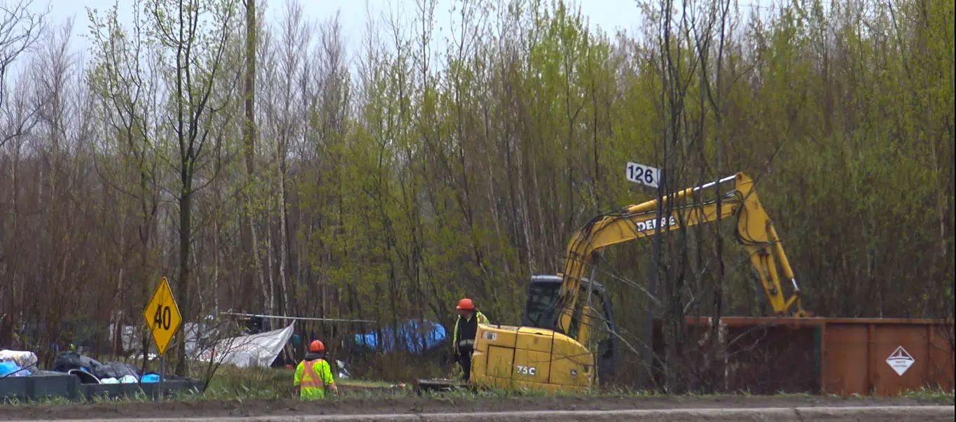 Tent Site Torn Down In West End Moncton