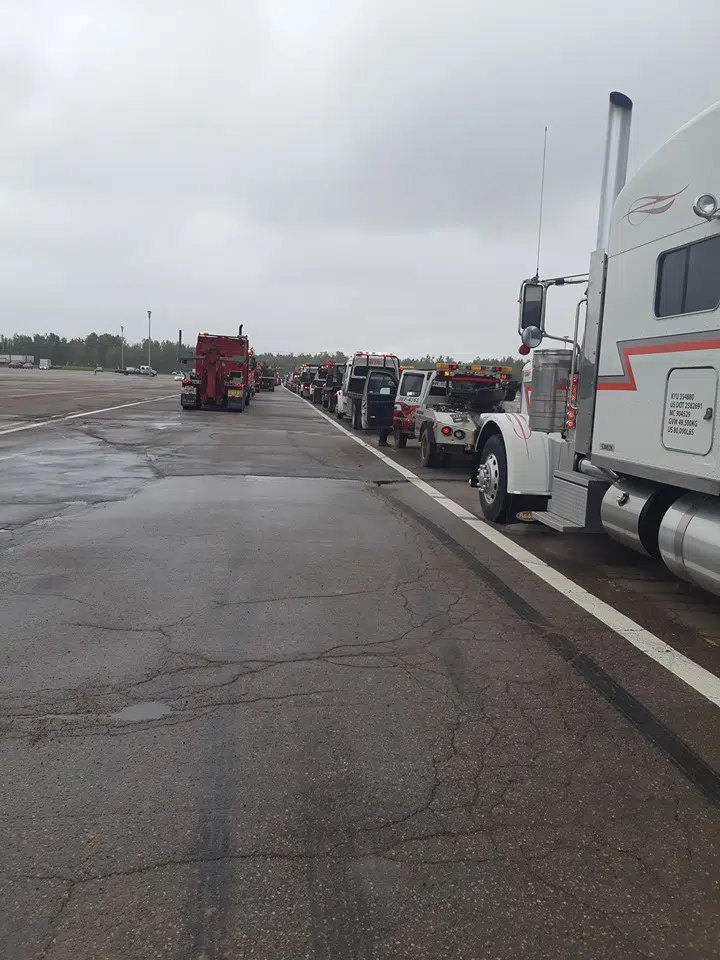 Convoy Held In Honour Of Tow Truck Driver