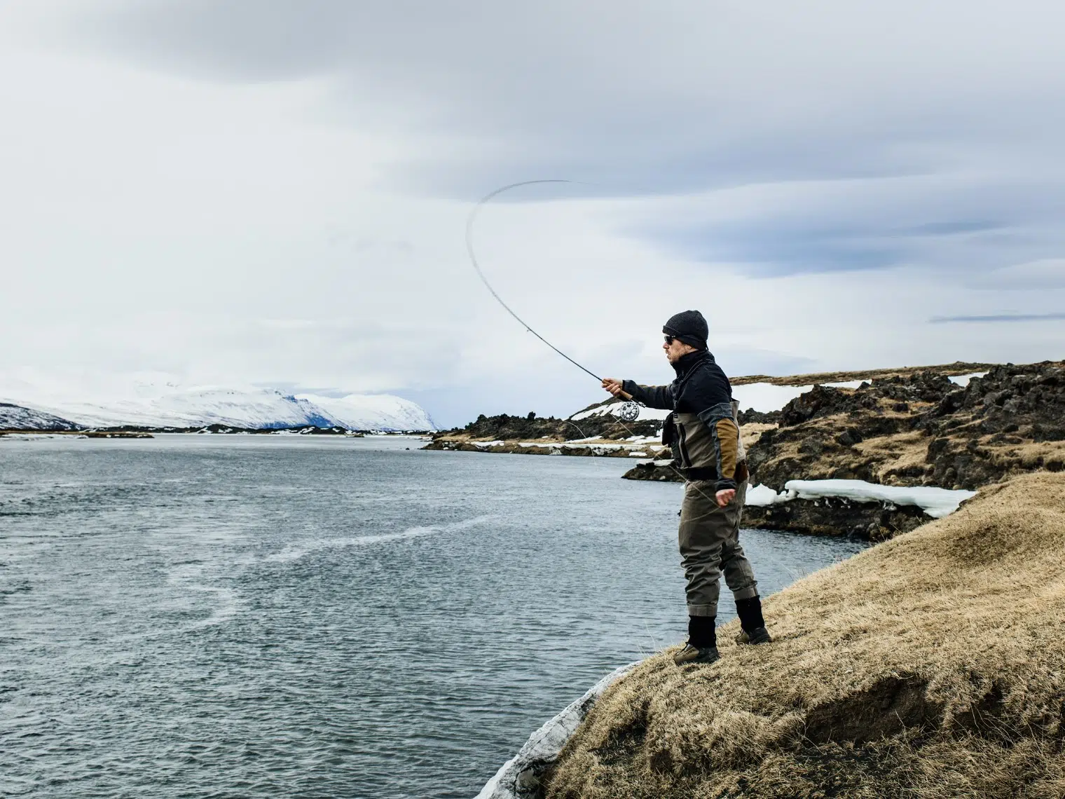 Staying Warm At The Camp With Tuxy's Lodge Suit