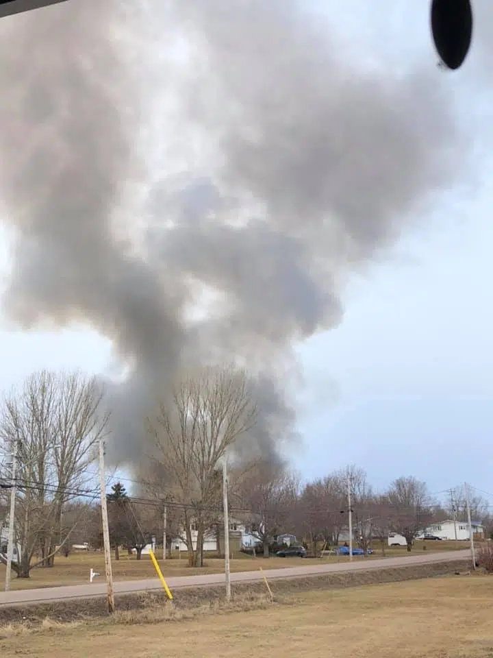 UPDATE:  Firefighters Battle Blaze At Cap-Pelé Sawmill