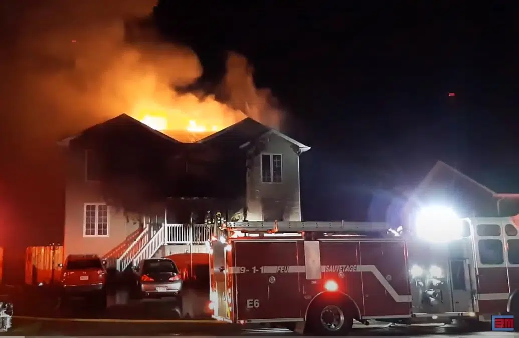 Moncton Fire Battles Large Blaze On Clarendon Drive