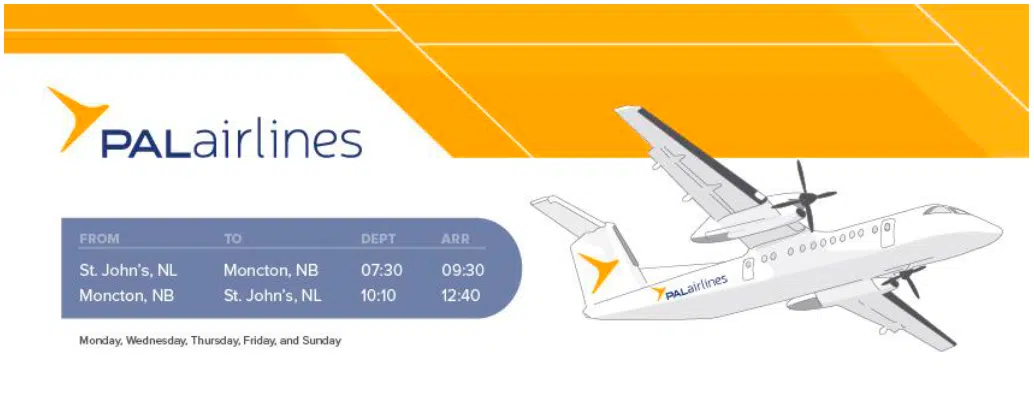 Moncton To St. John's Direct Flights Start Monday