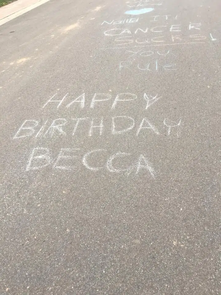 Becca Schofield's Dad Rides In Her Memory