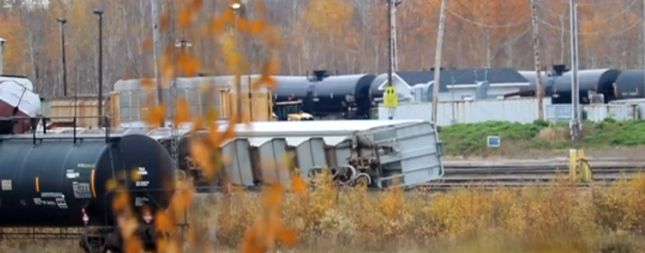 Train Derailment At CN Hump Yard