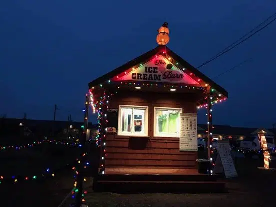 Teen Opens Riverview Ice Cream Barn With A Christmas Touch
