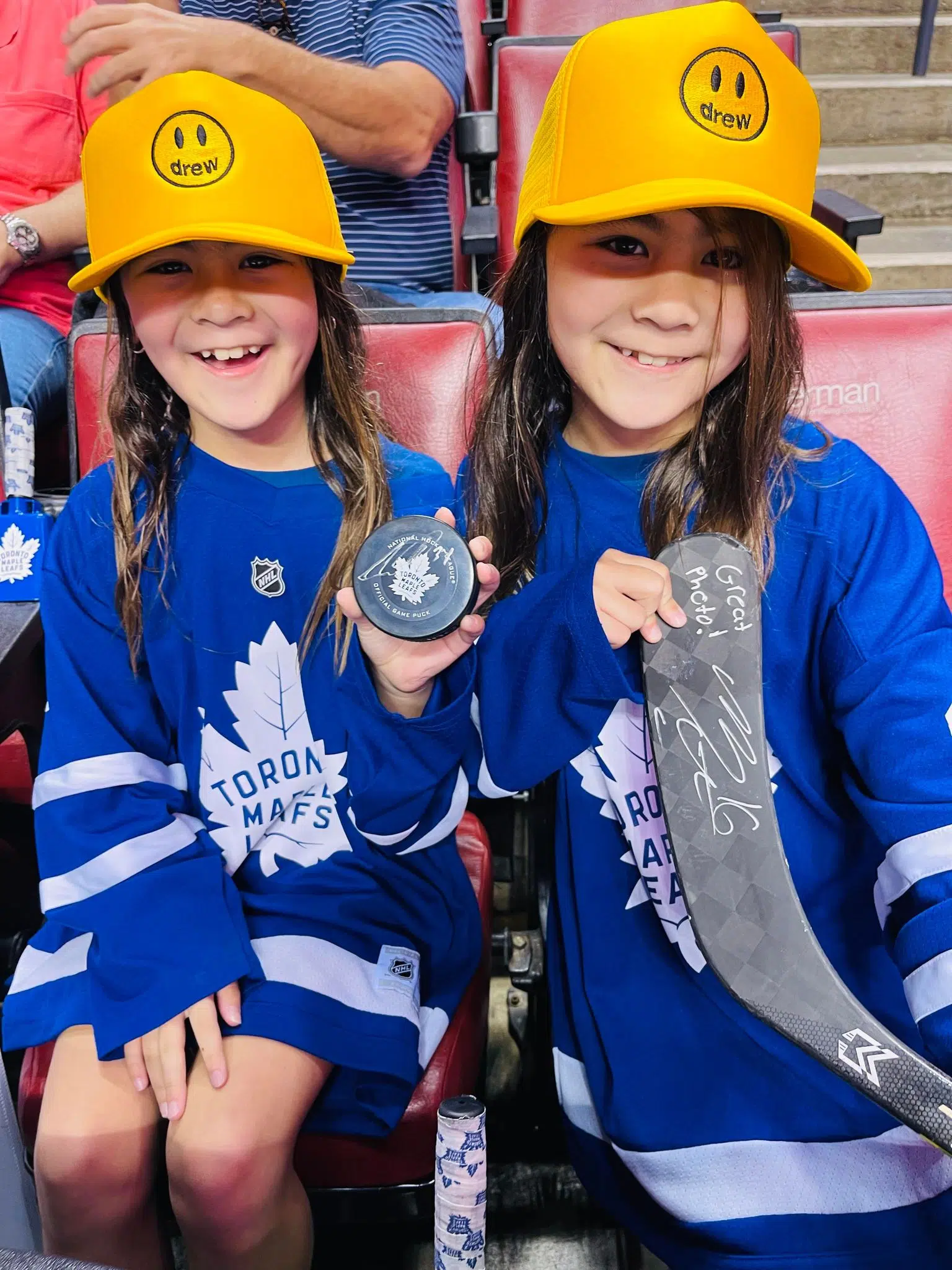 Dieppe Family Grabs Attention At Leafs Game In Florida