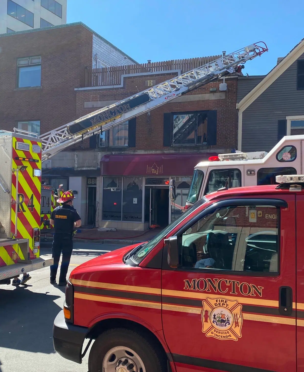 UPDATE: Fire At Downtown Moncton Restaurant