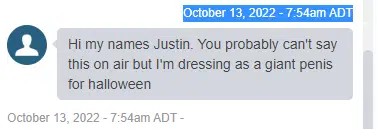 The best answer to our what are you wearing for Halloween question! LOL