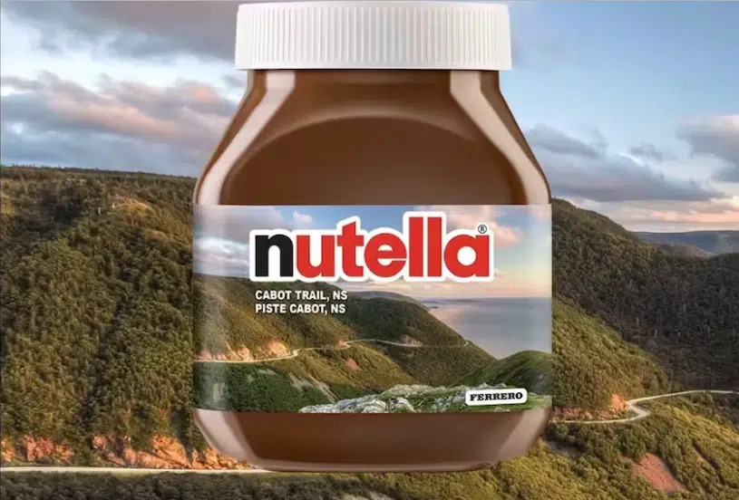 Nutella selects Cape Breton's Cabot Trail for limited edition jar!!