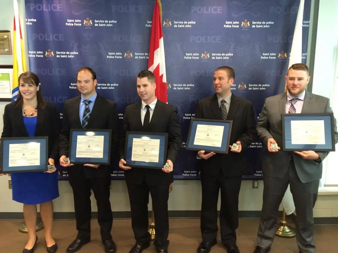Saint John's Newest Police Officers Receive Their Badges