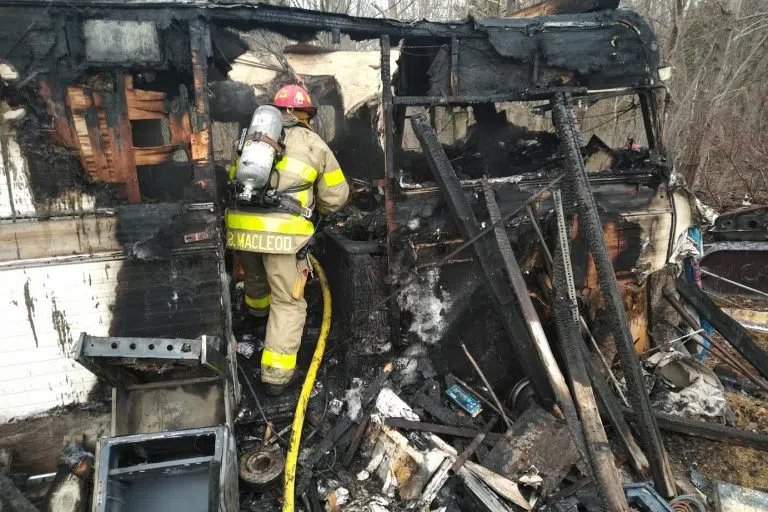 RV Destroyed By Fire In Quispamsis Area