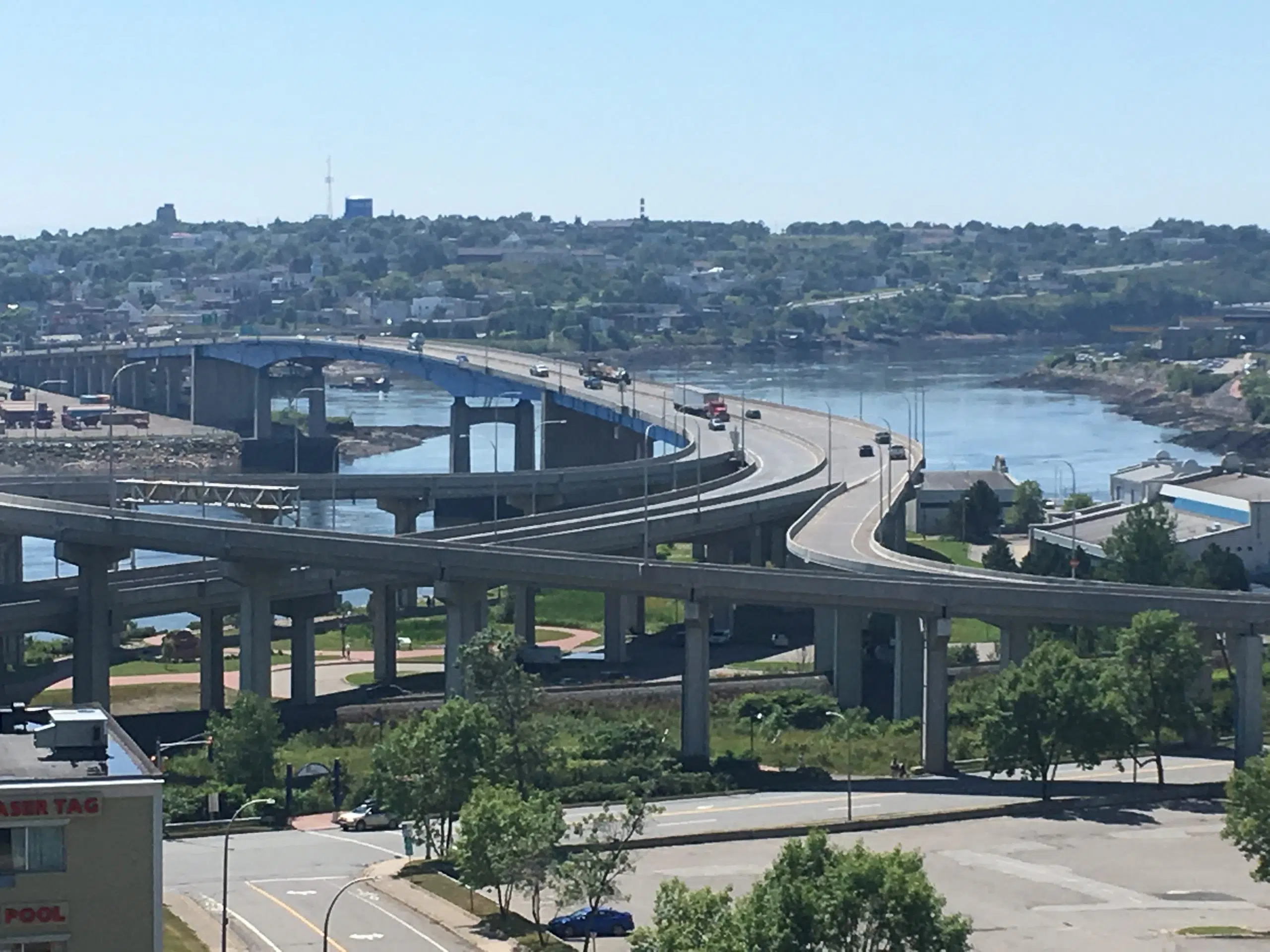 Car Flips Near Harbour Bridge