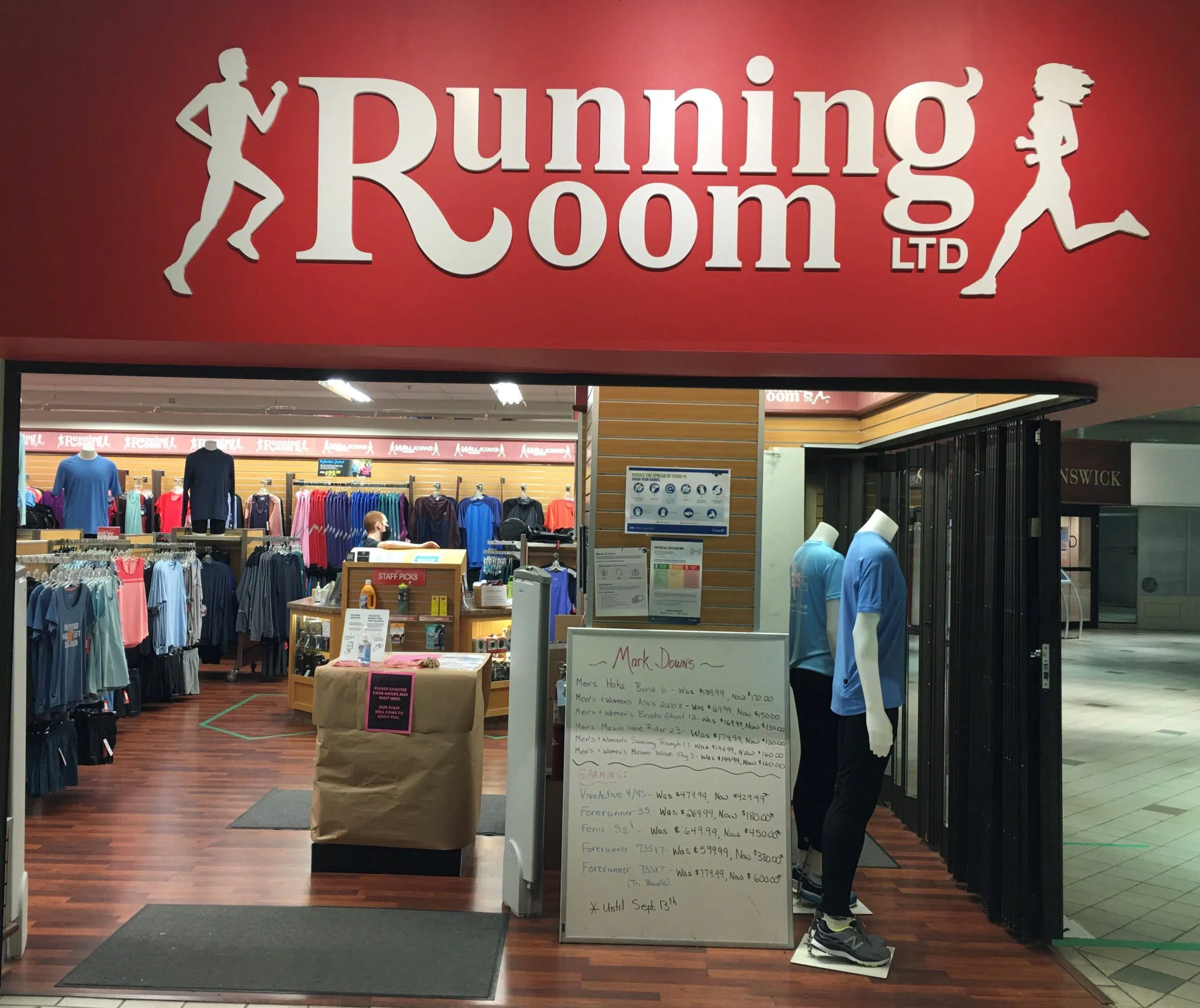 Uptown Saint John Running Room Closing