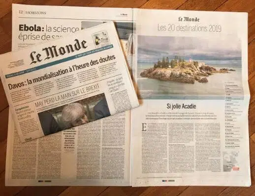 N.B. Endorsed By Le Monde Newspaper