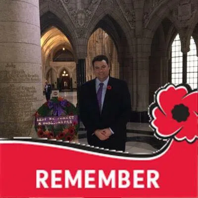 MP Introduces Bill In Hopes Remembrance Day Will Become Federal Stat Holiday In All Provinces