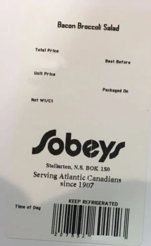 Big Recall Of Nineteen Vegetable Products Sold At Sobey's