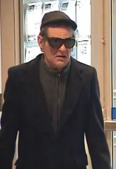 UPDATE - Codiac RCMP Release Photo Of Bank Robbery Suspect