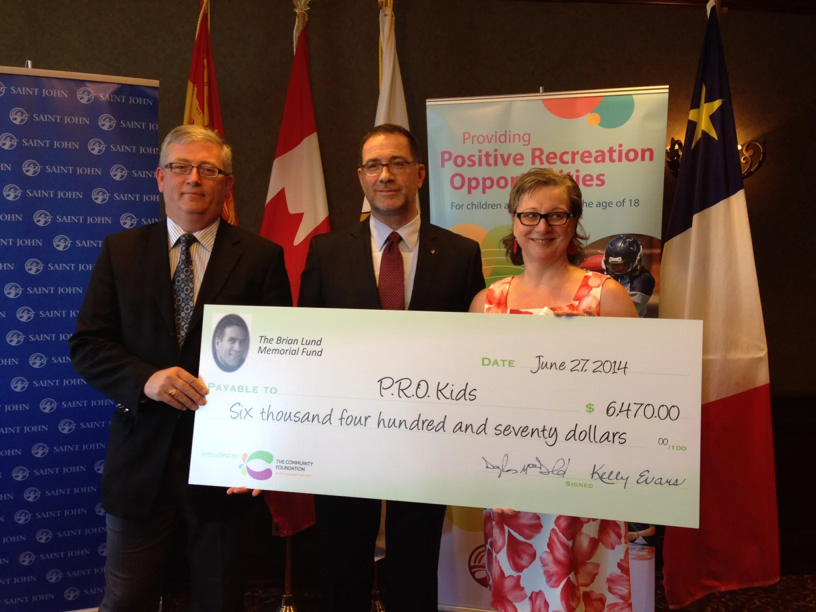 Brian Lund Memorial Fund Generates $6400 For P.R.O. Kids