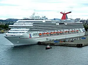 The Carnival Splendor Is In Port Today