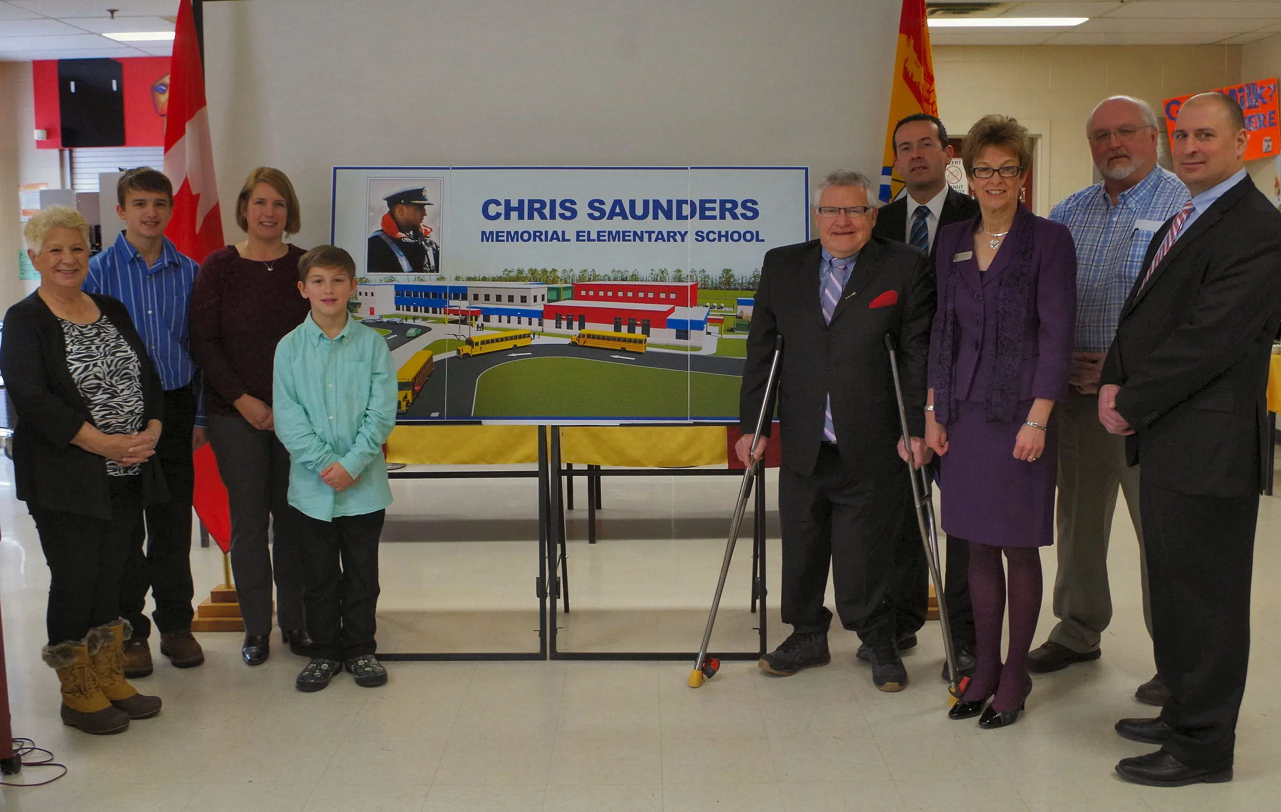 Work Continues on Chris Saunders Memorial School