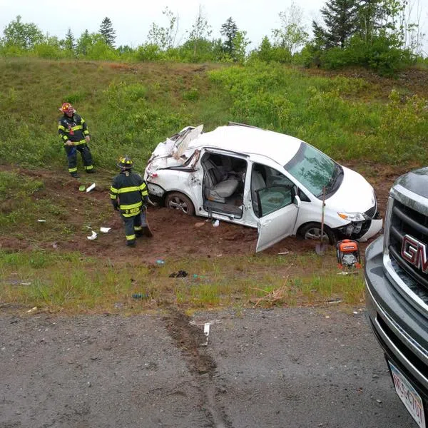 Rollover Along Highway 1