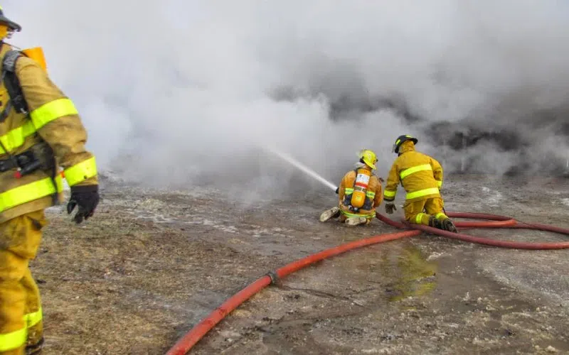 Garage Fire On Peninsula