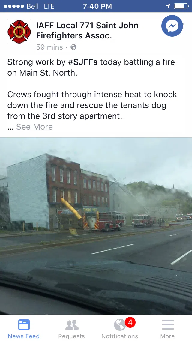 Fire In North End