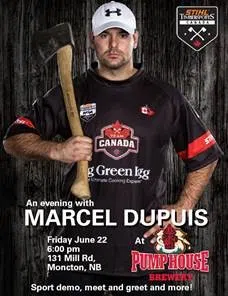 Memramcook Man Chops His Way To Second Place At STIHL Timbersports Canadian Champions Trophy