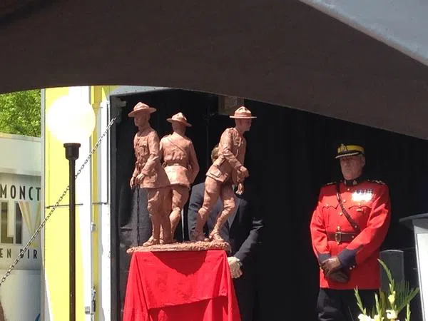 RCMP Memorial Unveiled In Moncton