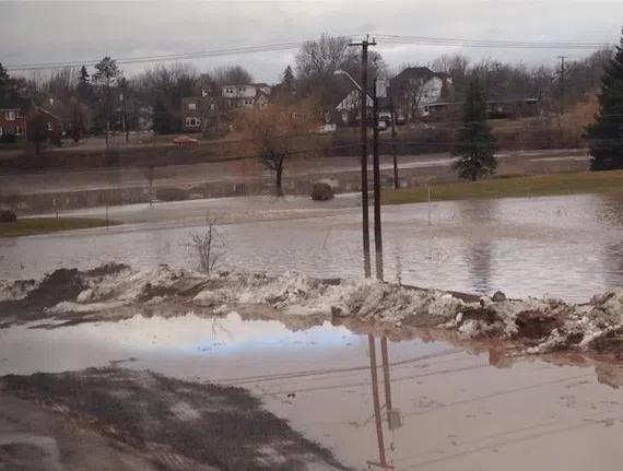 Over 100 Millimetres of Rain Means Flooding and Road Closures