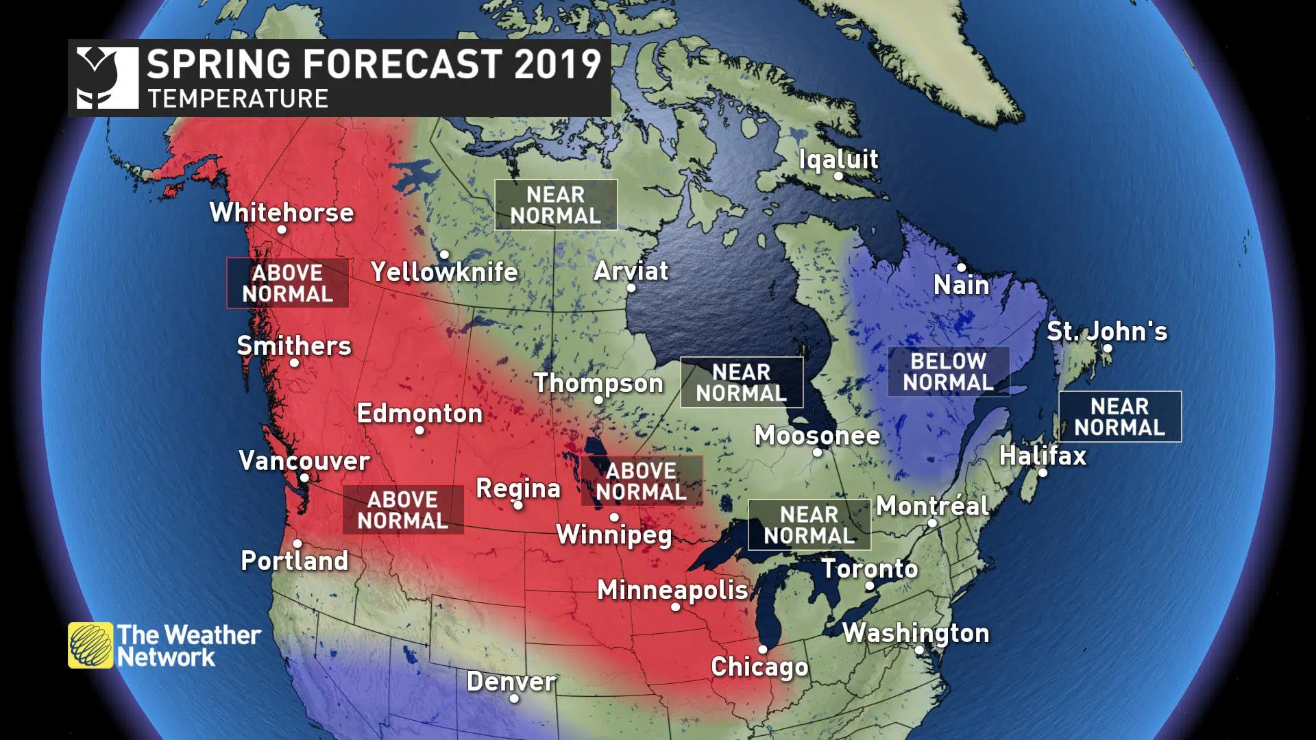 The Weather Network Unveils The Spring Forecast Country 94