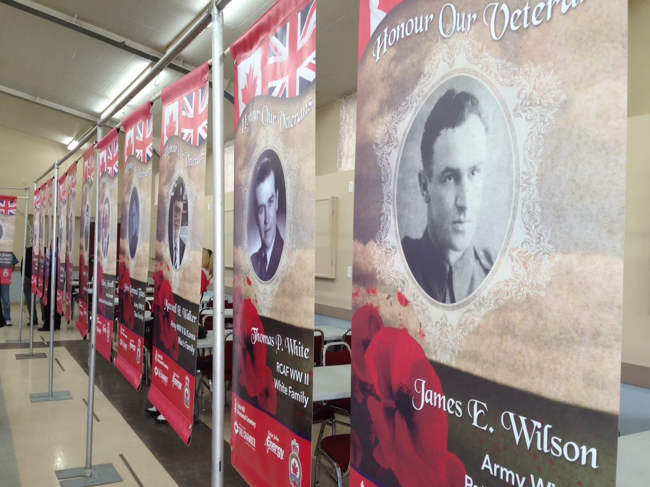 Street Banners in Saint John Will Honour 93 Vets This Year