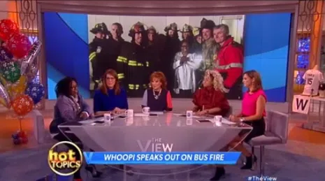 Whoopi Goldberg Thanks Moncton Firefighters On "The View"