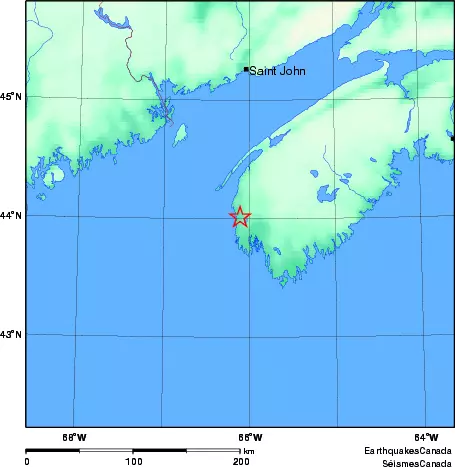 Earthquake Shakes Yarmouth County