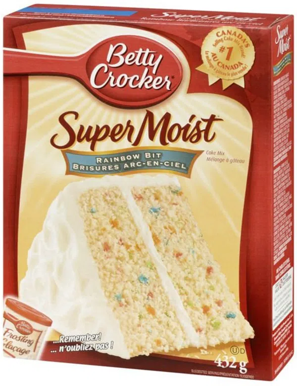 CFIA Recalls Betty Crocker Rainbow Bit Cake Mix