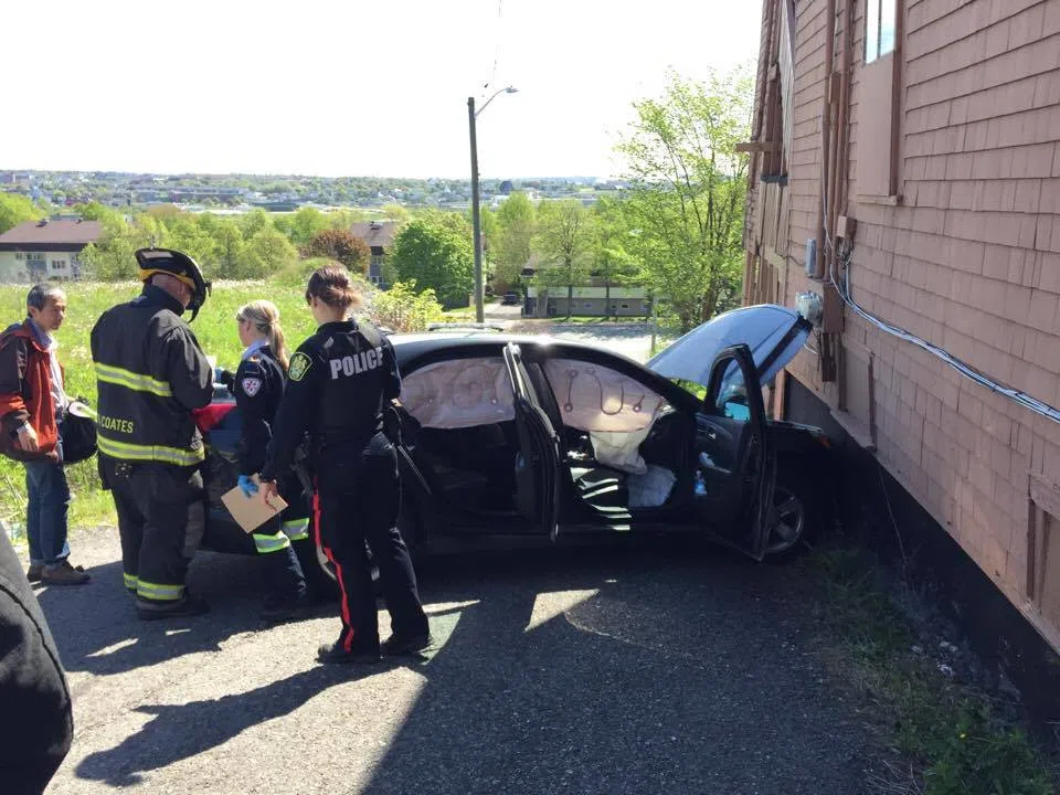No One Hurt After Car/House Collision