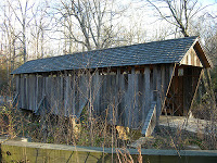 Major Damage To Historic Covered Bridge