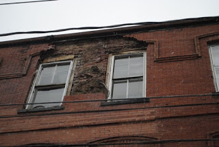 Tarp Covered Building Draws Ire Of Neighbours