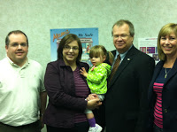 Flemming On Hand To Announce The Healthy Toddler Assessment