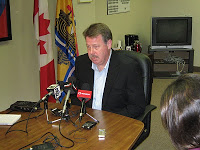 Rodney Weston Speaks With the Media on Harbour Bridge