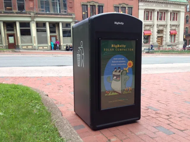 Hi-Tech Trash Cans In The Uptown