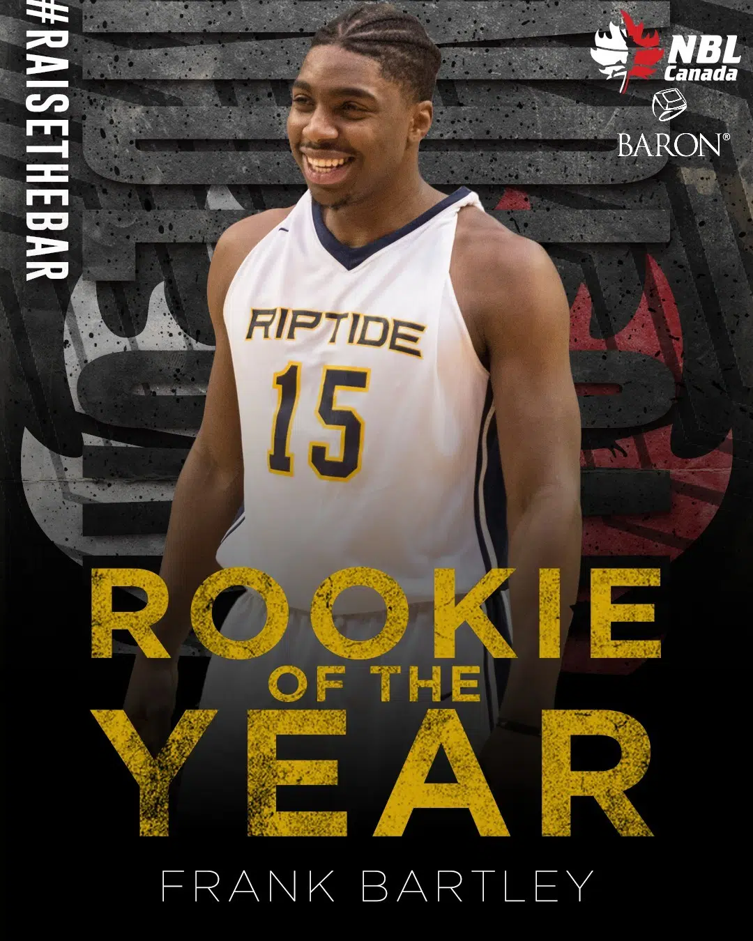 Riptide Player Named NBL Canada Rookie Of The Year