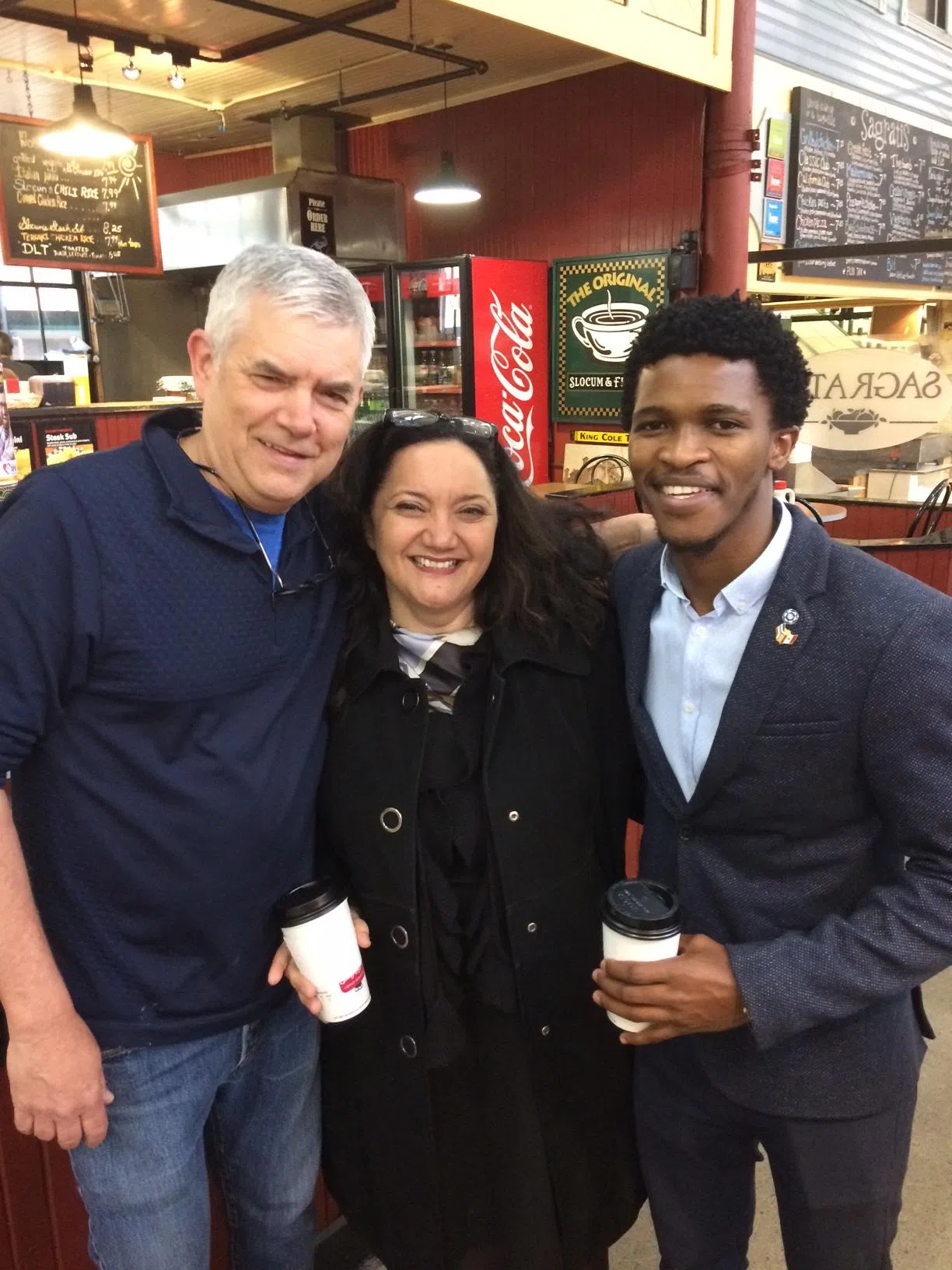 Saint John City Market Has Special Visitor