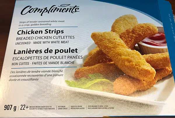 Compliments Chicken Strip Recall 