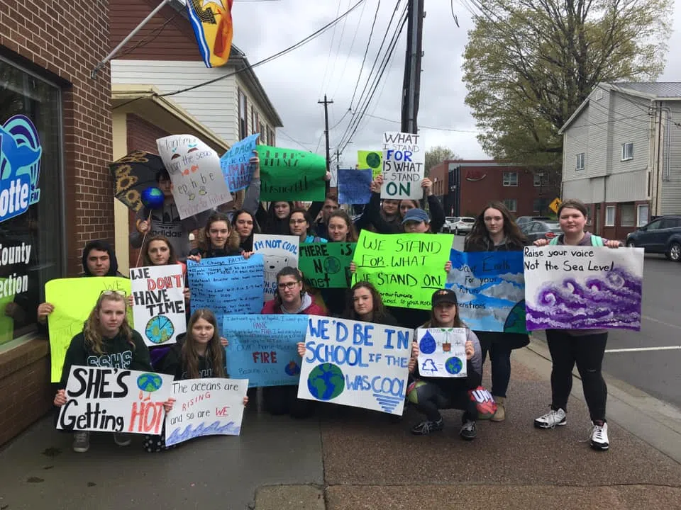 St. Stephen Students Protest Climate Change