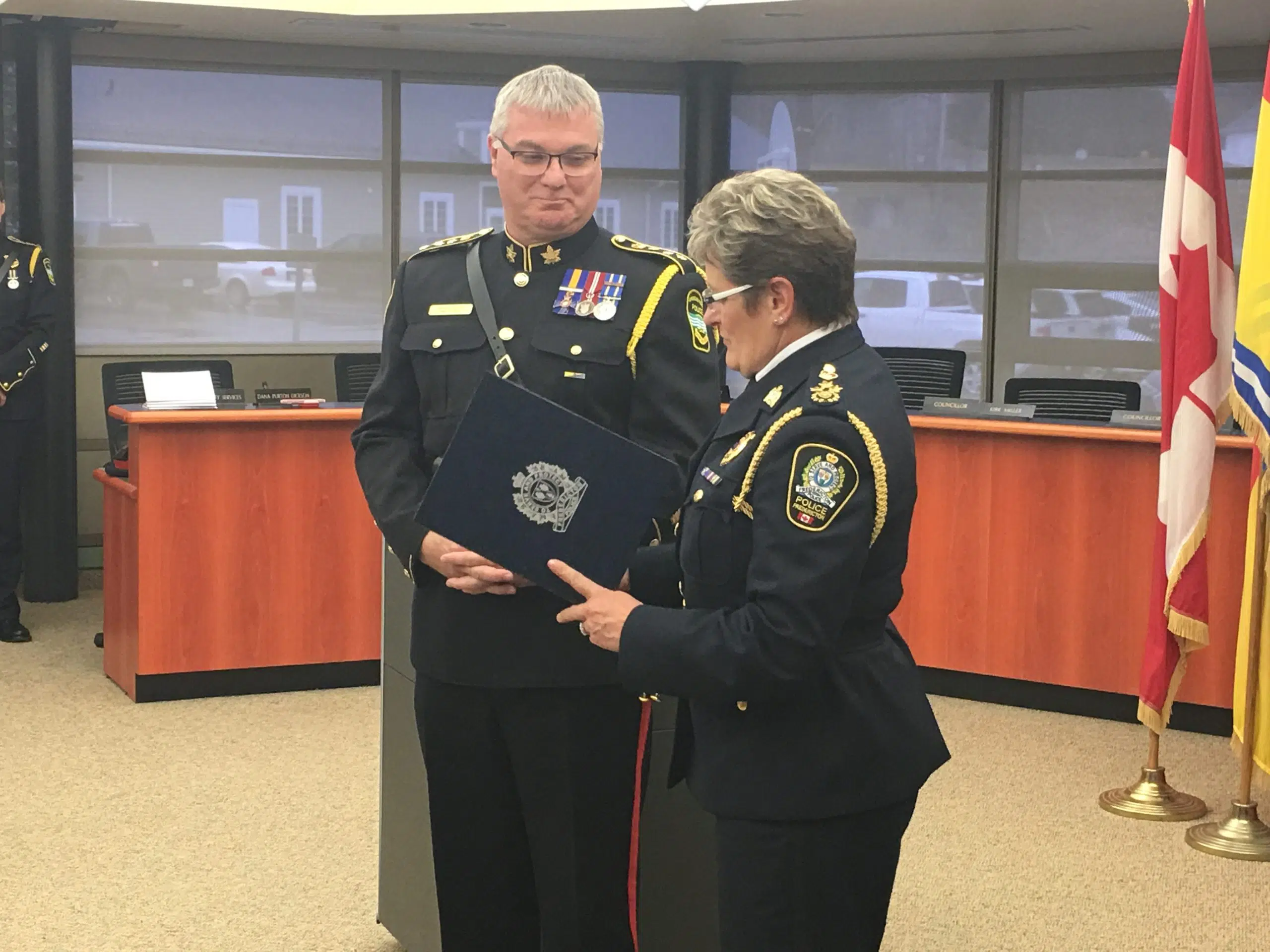 KV Officers Recognized By Fredericton's Police Chief