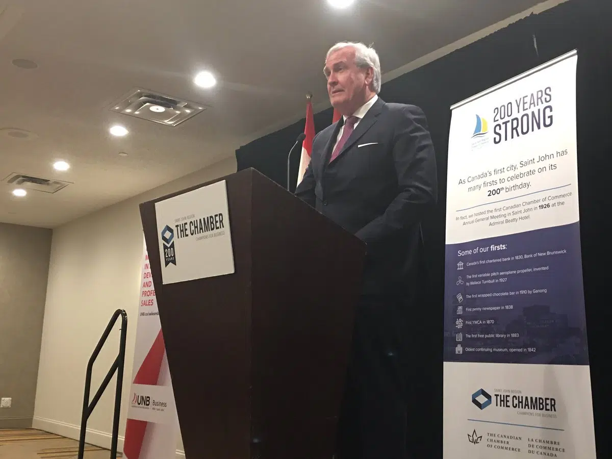 Vickers Speaks To Saint John Business Crowd